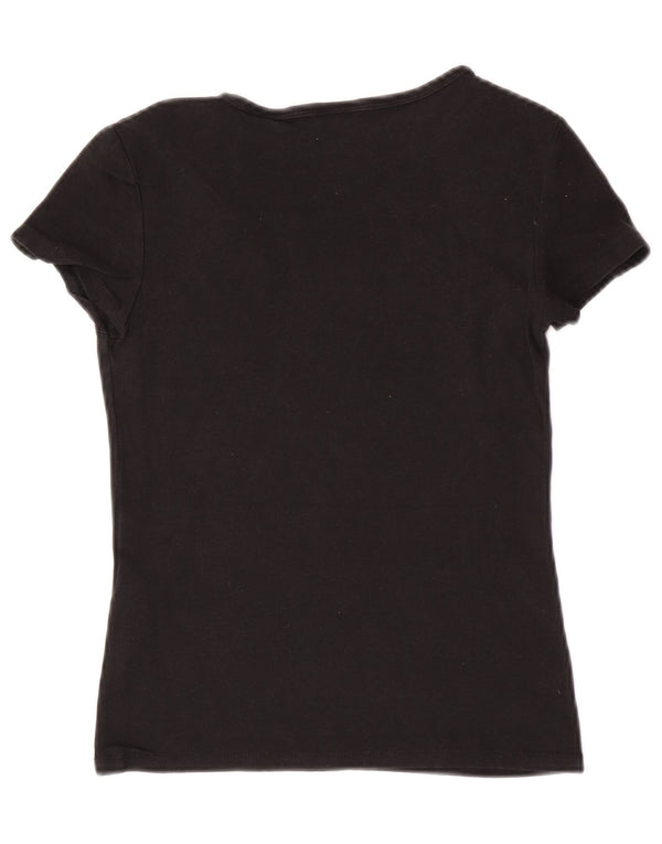 Levi's Camiseta para mujer Top UK 6 XS Algodón negro