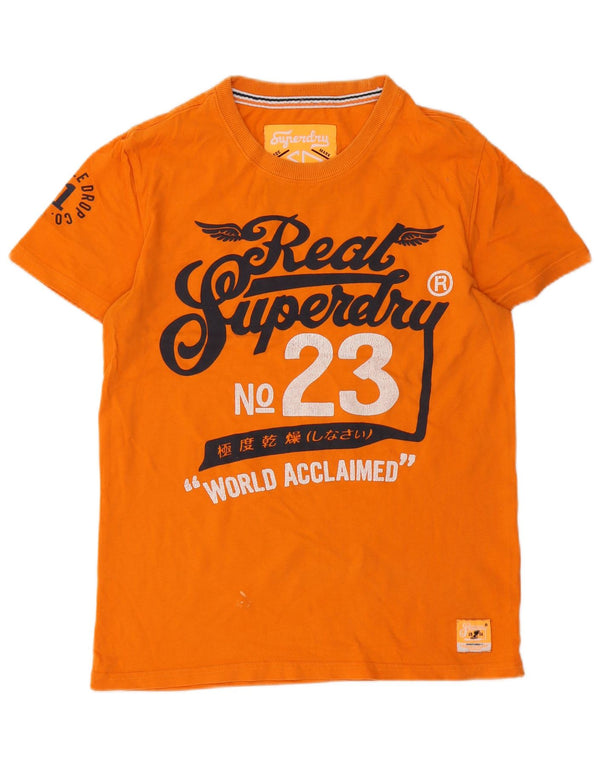 Superdry Camiseta Gráfica De Algodón Naranja Medio Para Hombre