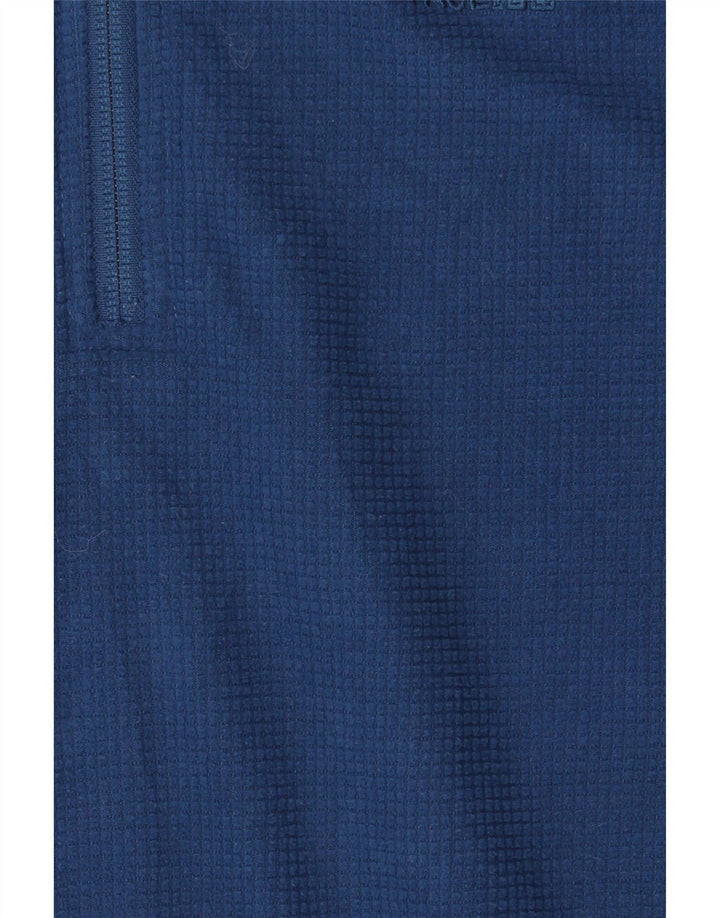 The North Face Jersey de forro polar con cuello y cremallera para hombre Poliéster azul marino medio