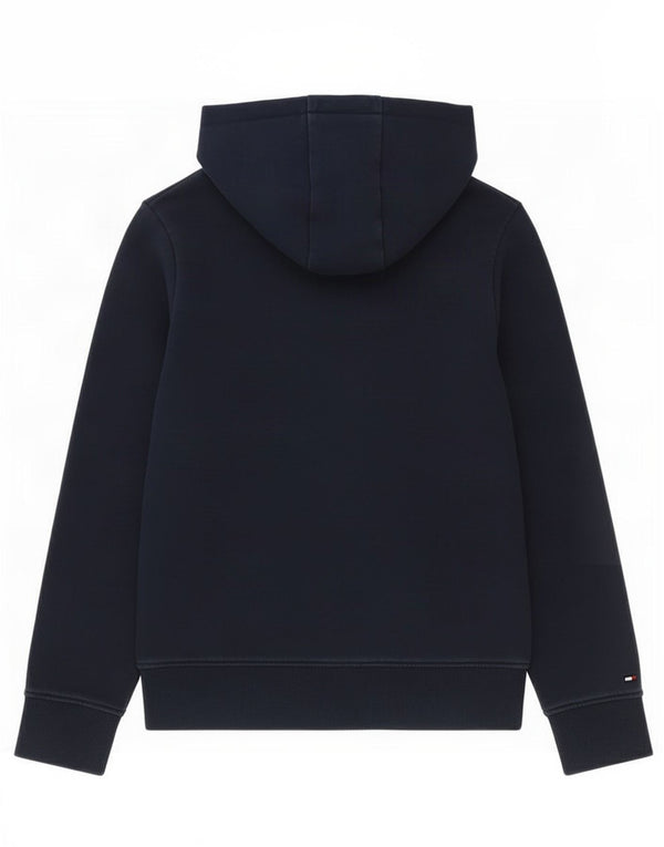 Tommy Hilfiger Sudadera con capucha gráfica para niños 9-10 años Algodón azul marino