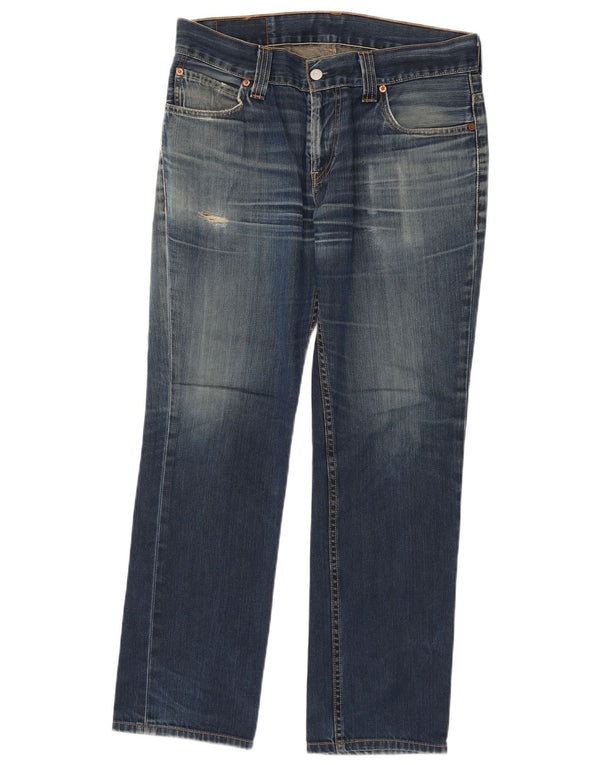 Levi's Hombre 511 Vaqueros Slim Desgastados W33 L29 Algodón Azul