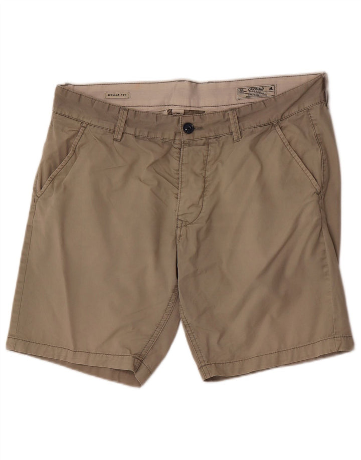 Jack & Jones Pantalón Chino Regular Fit para Hombre Grande W36 Algodón Gris