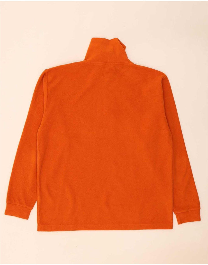 Invicta Jersey de forro polar con cuello y cremallera para hombre poliéster naranja grande