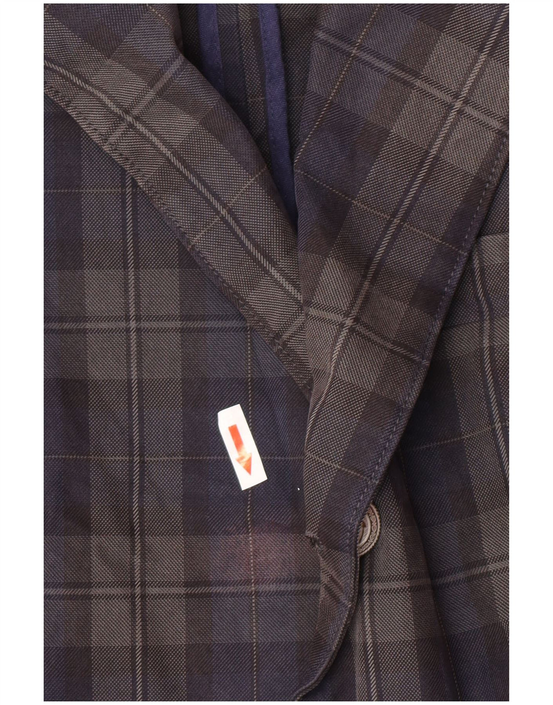 Jaggy Chaqueta tipo blazer de 3 botones para hombre IT 48 Algodón a cuadros azul marino mediano