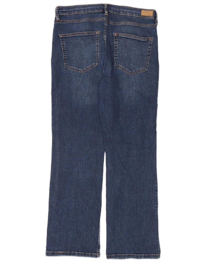 Vaqueros rectos para mujer de French Connection UK 12 Medium W32 L30 Azul