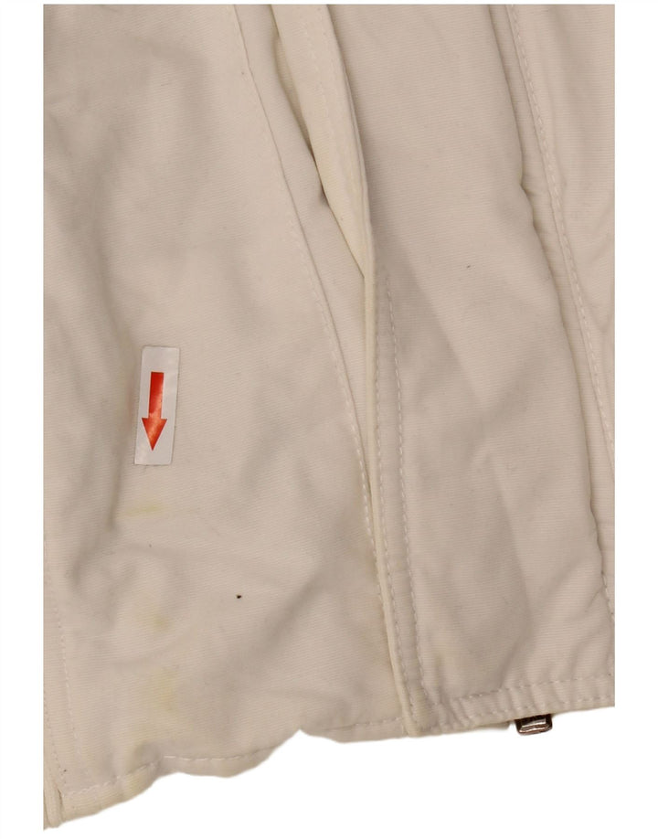 Camp David Chaqueta bomber gráfica para hombre UK 46 3XL Algodón blanco
