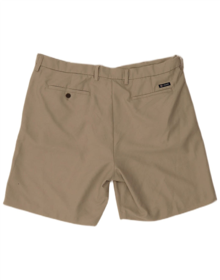 Chaps Pantalones cortos chinos para hombre W40 XL Poliéster beige