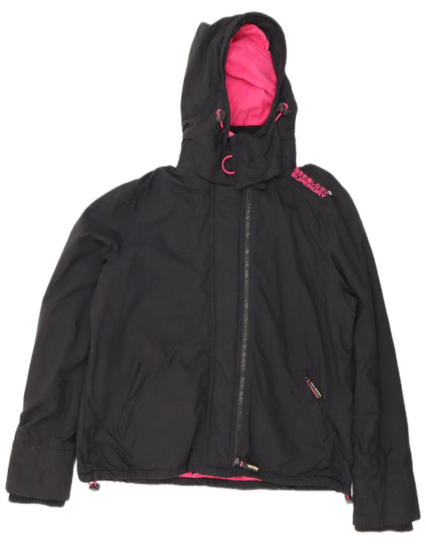 Superdry Chaqueta Cortavientos The Windcheater Graphic para Mujer UK 40 XL Negro