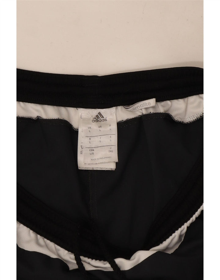 Adidas Mens Climalite Sport Shorts Grande Gris Colorblock Poliéster