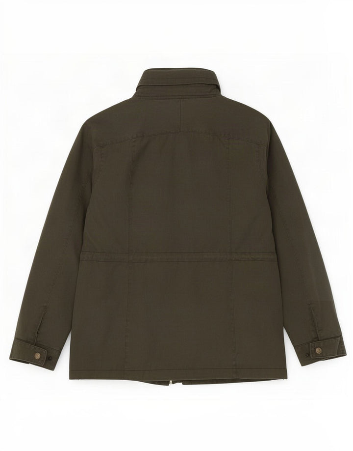 Chaqueta de algodón encerado para mujer Fat Face UK 44 Medium Khaki
