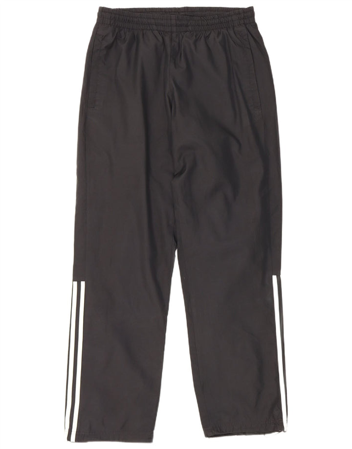 Adidas Pantalones de chándal para hombre UK 38/40 Medium Negro Poliéster
