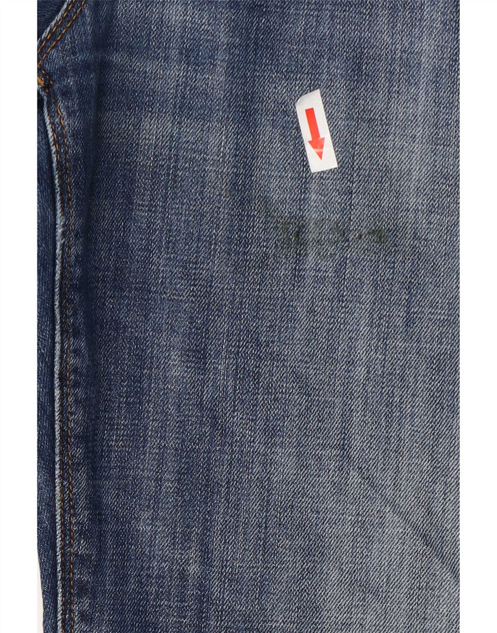 Tommy Hilfiger Vaqueros rectos desgastados para hombre W32 L32 Algodón azul