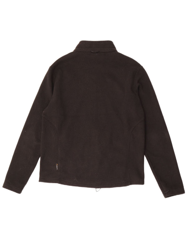 Jack Wolfskin Chaqueta polar para hombre UK 36/38 Small Negro Poliéster