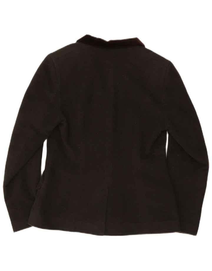 Luciano Barbera Chaqueta Blazer De 4 Botones Para Mujer IT 44 Angora Verde Medio