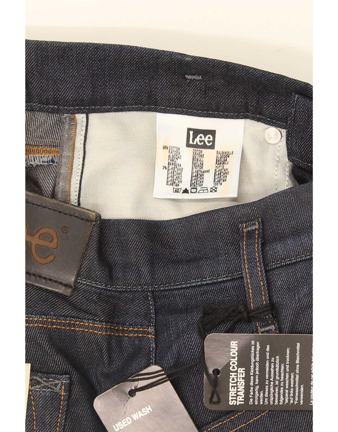 Lee Jeans Lynn Slim para Mujer W26 L33 Algodón Azul Marino