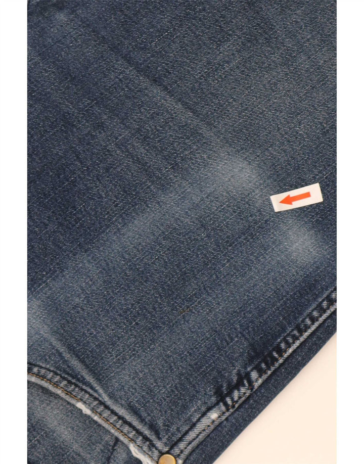 Wrangler Vaqueros rectos de corte regular para hombre W34 L32 Algodón azul