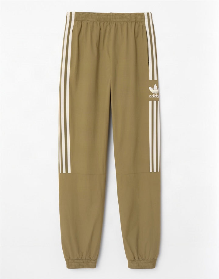 Adidas Hombre Pantalones De Chándal Gráfico Joggers Poliéster Caqui Medio