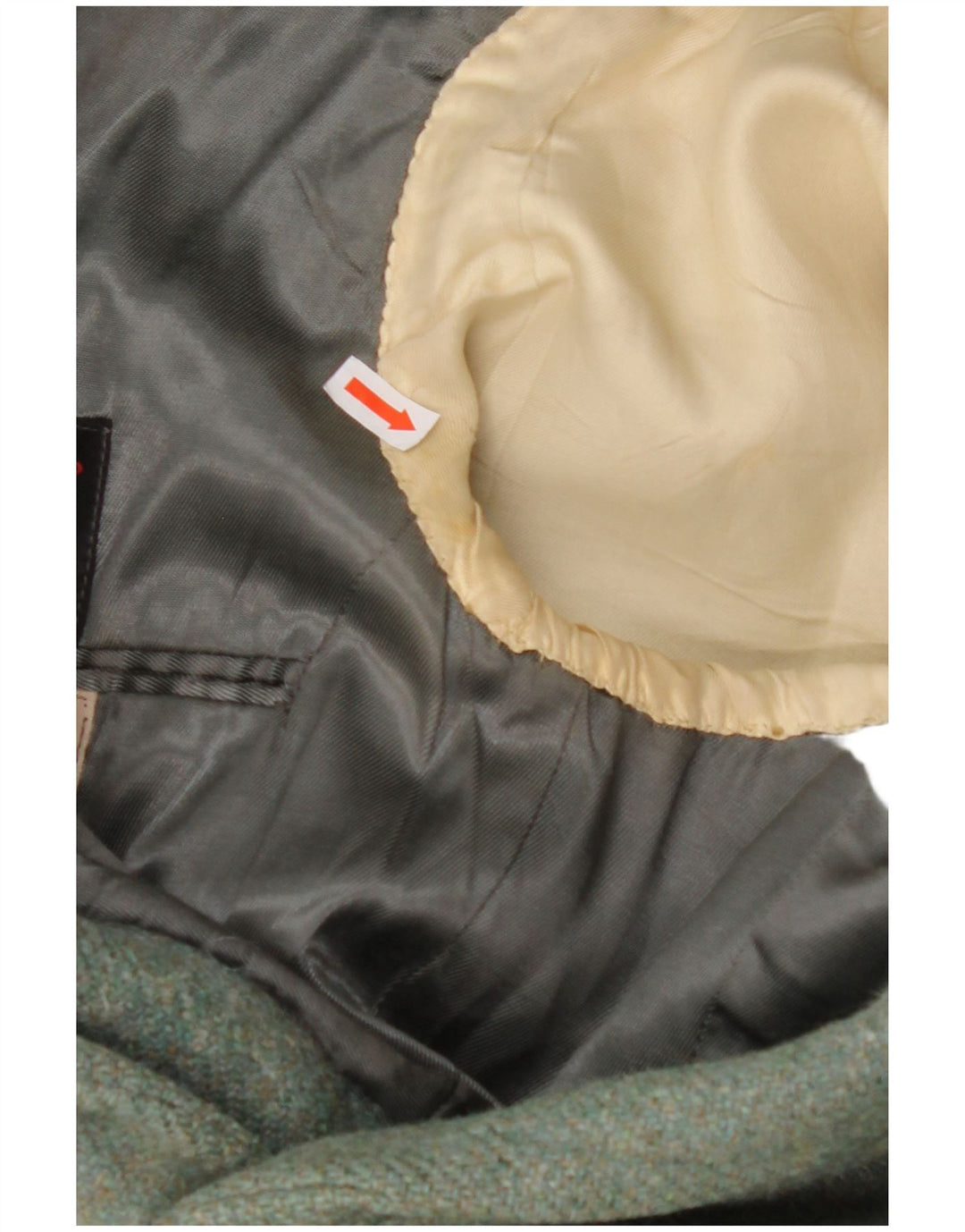 BURTON Chaqueta tipo blazer a medida con 2 botones para hombre UK 38 Lana virgen verde medio