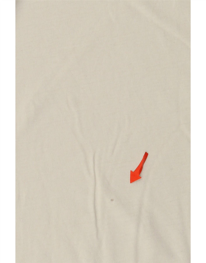 Kappa Hombre Camiseta Gráfica Top Small Blanco