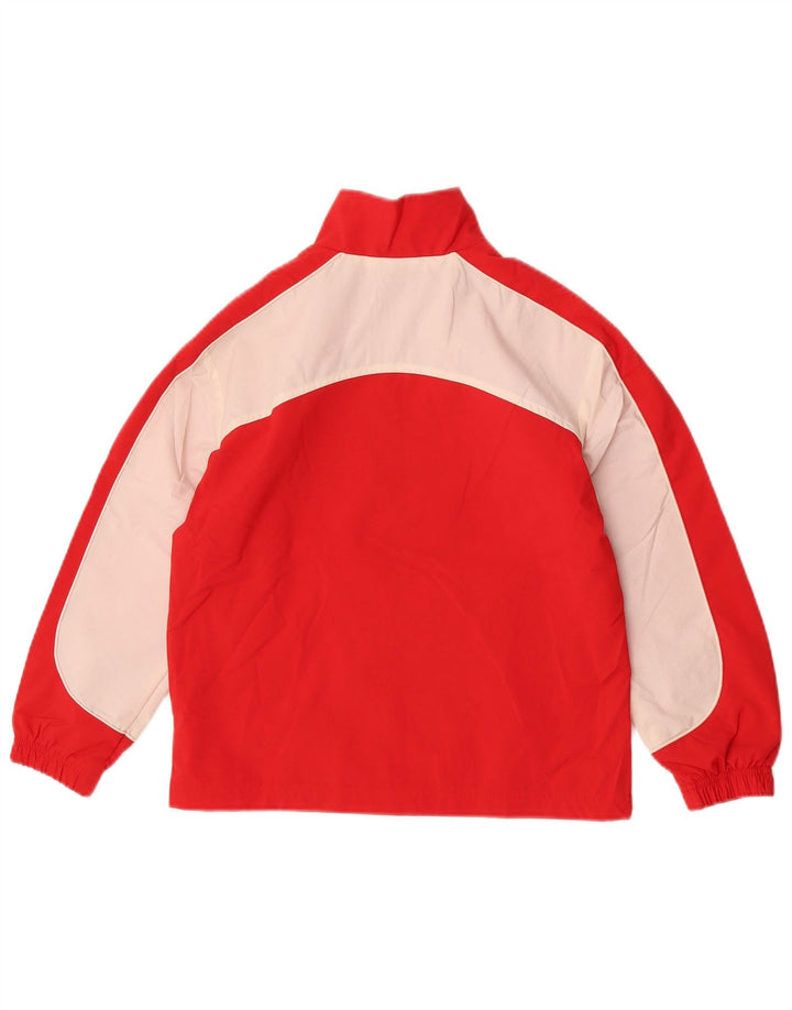 Nike Chaqueta de chándal para niños 7-8 años Rojo Colorblock Poliéster