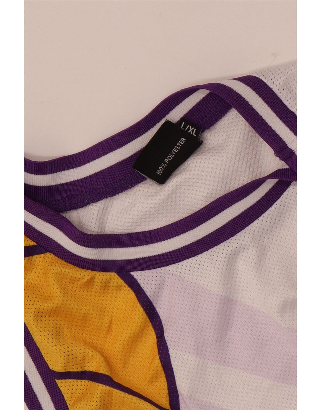 Starter Camiseta Sin Mangas Con Estampado De Hombre Grande Blanco Colorblock Poliéster