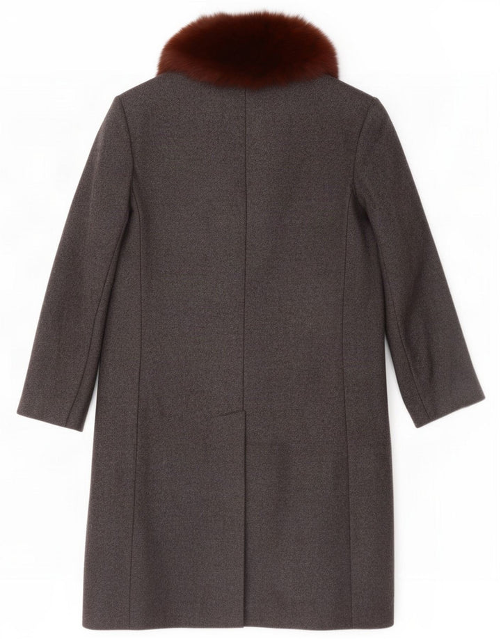 Abrigo vintage para mujer UK 44 Gris medio