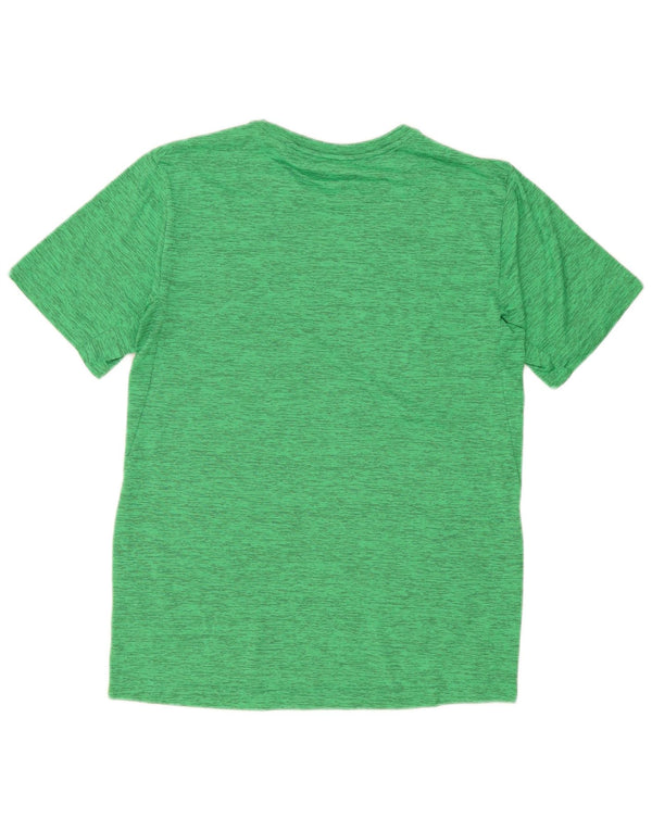 Camiseta Nike Dri Fit para hombre Top poliéster moteado verde medio