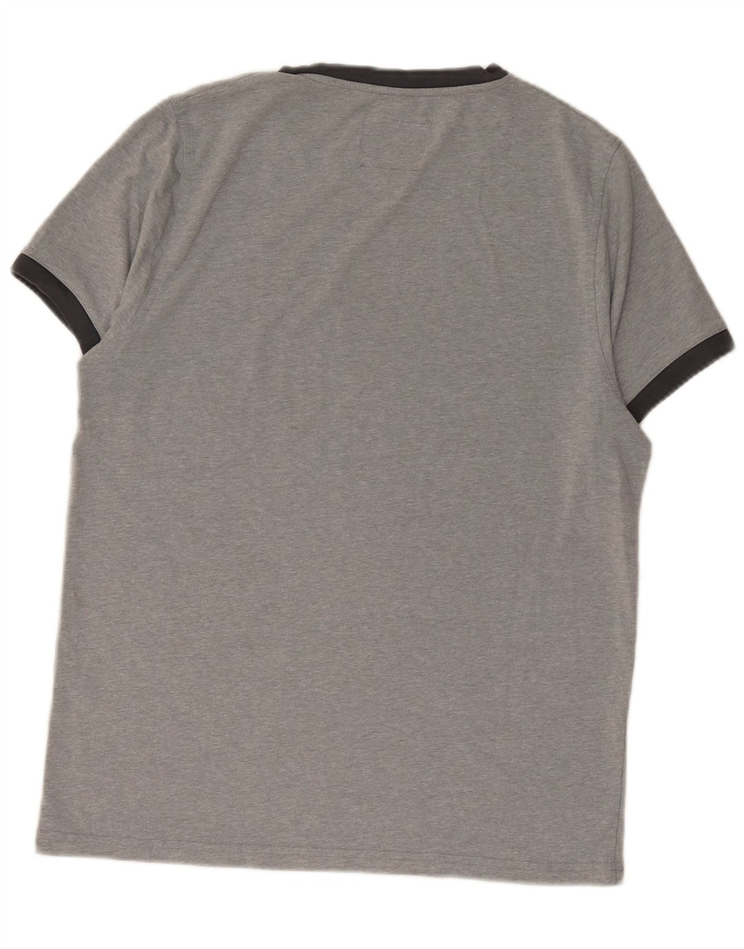 MUSTO Camiseta gráfica para hombre Top gris medio moteado