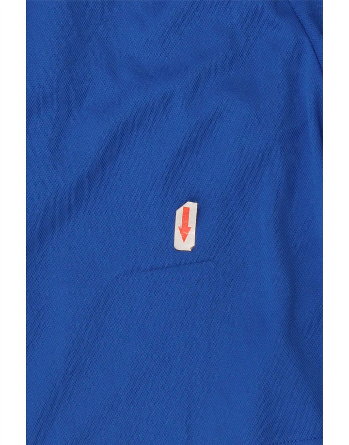 Kappa Mens Graphic Sport Shorts Grande Poliéster Azul