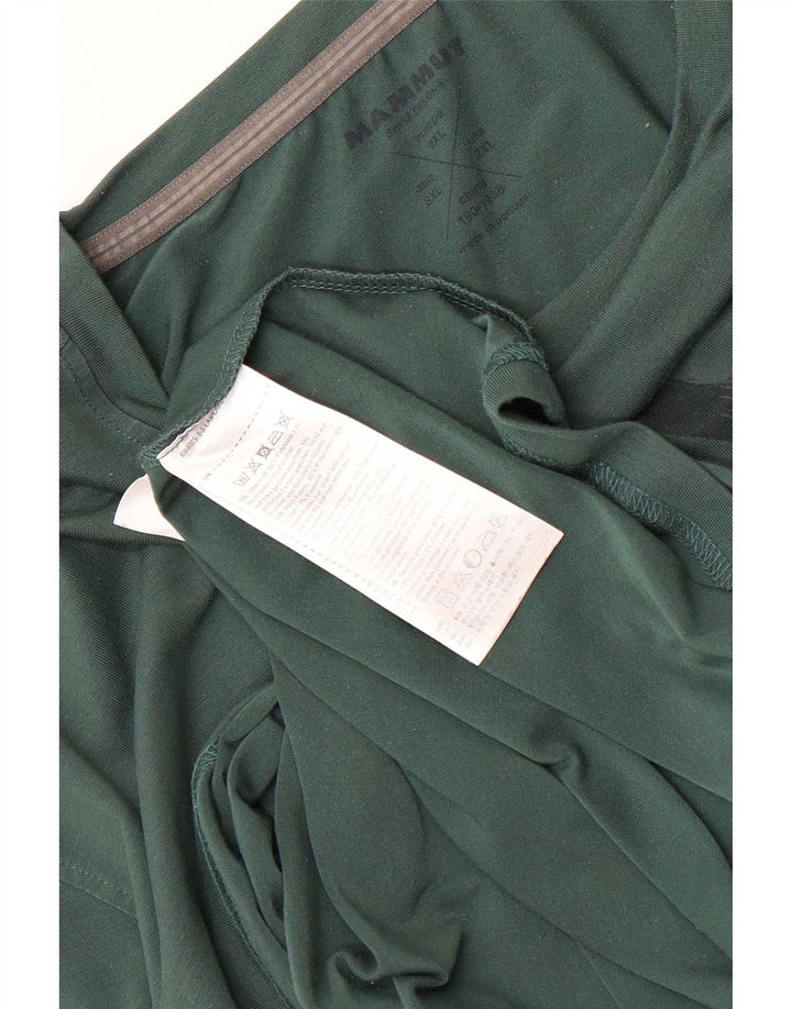 Mammut Mens Graphic Top Manga Larga 2XL Poliéster Verde