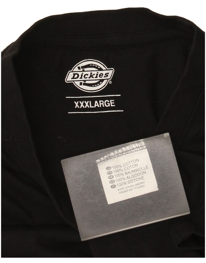 Dickies Camiseta Hombre Top 3XL Algodón Negro