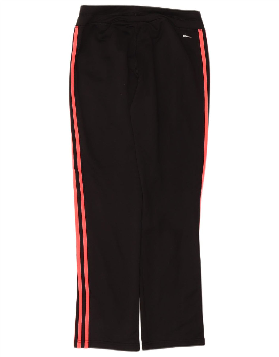 ADIDAS Mujer Climalite Chándal Pantalones UK 10 Pequeño Poliéster Negro