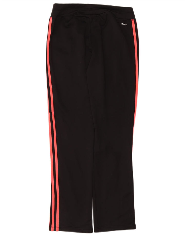 ADIDAS Mujer Climalite Chándal Pantalones UK 10 Pequeño Poliéster Negro