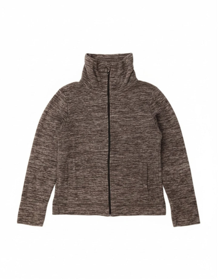 Calvin Klein Chaqueta de forro polar para mujer UK 10 Small Grey Moteado