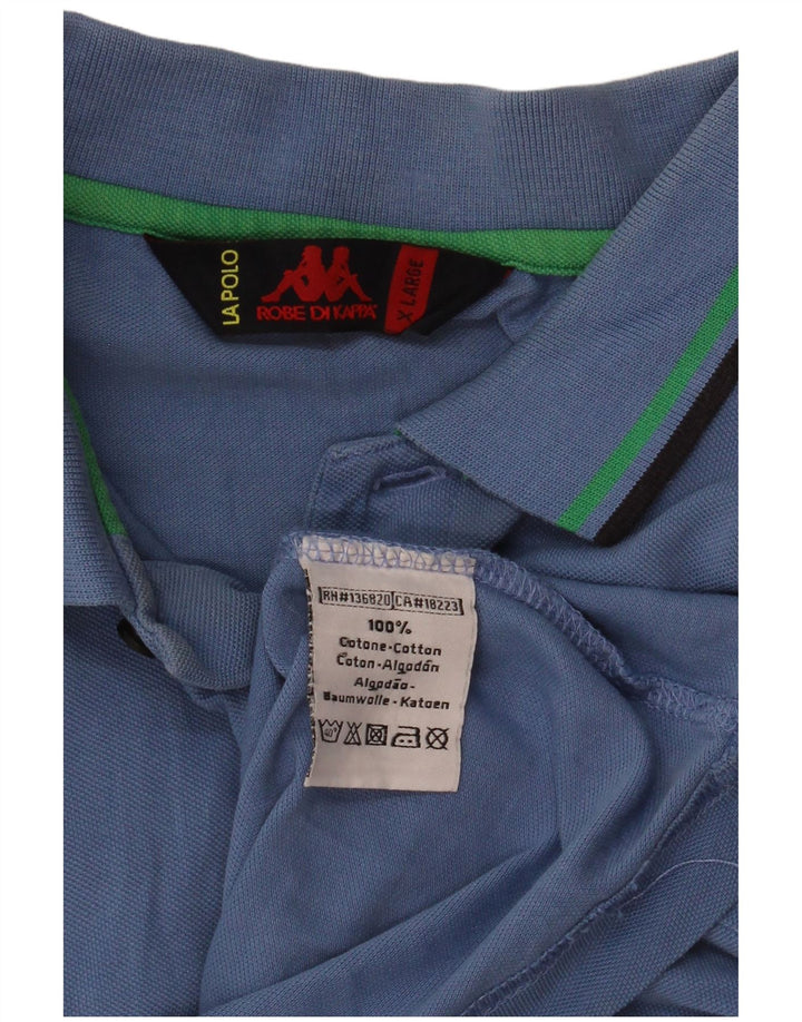 Kappa Polo Hombre XL Algodón Azul
