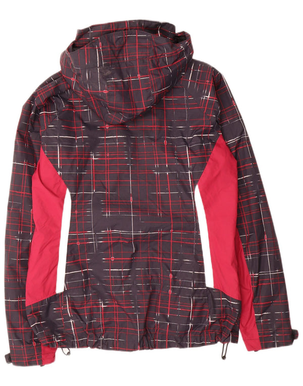 Columbia Chaqueta impermeable con capucha Interchange para mujer UK 44 Medium Black Check