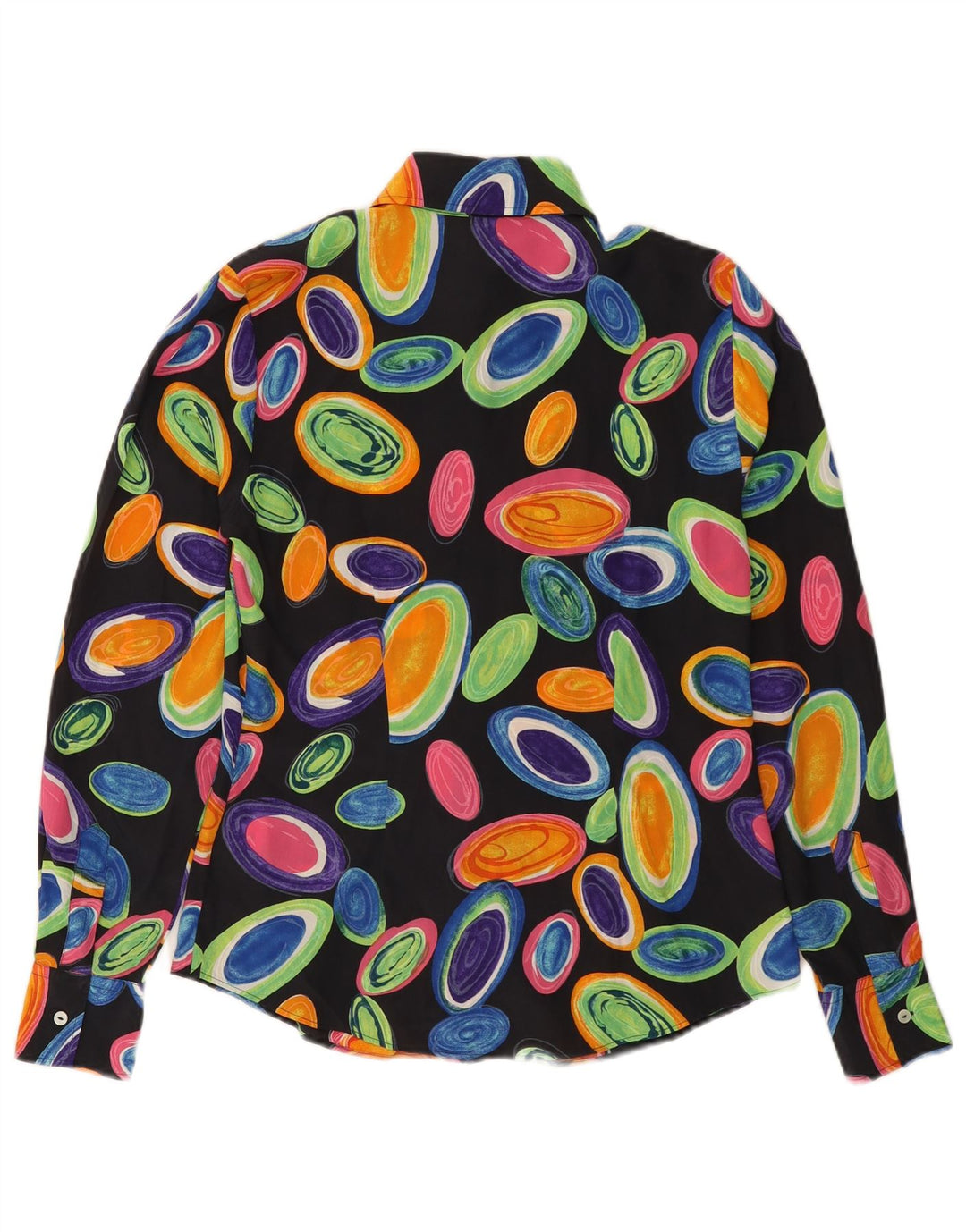 INGRAM Blusa camisera con estampado abstracto para mujer IT 42 Mediana Multicolor