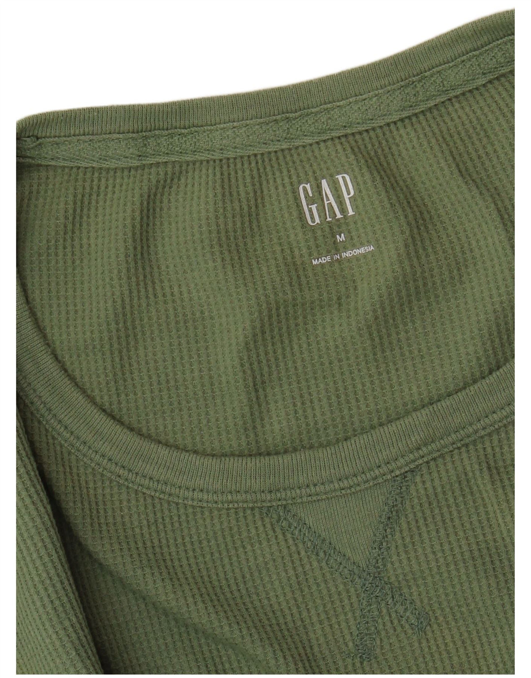 GAP Camiseta de manga larga para mujer UK 40 Verde medio