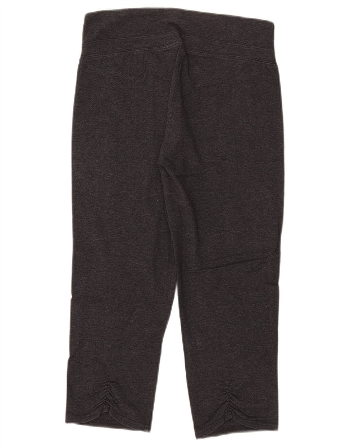 Puma Leggings Capri para Mujer UK 12 Algodón Gris Medio