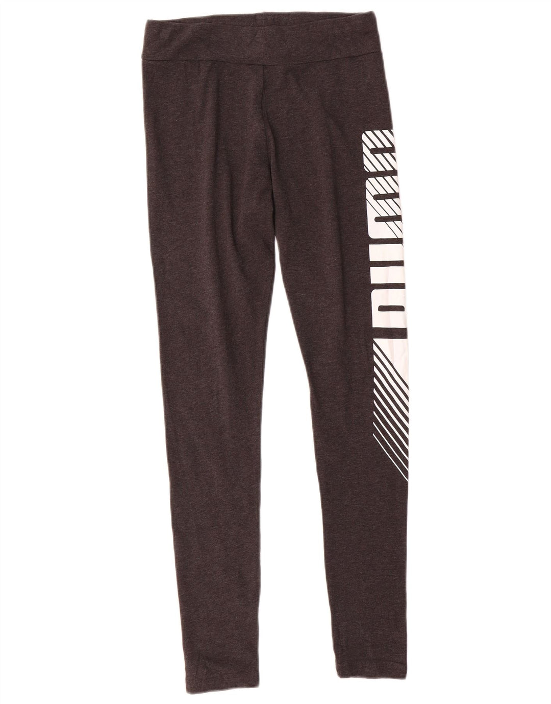 Puma Leggings gráficos para mujer UK 10 Small Gris Algodón