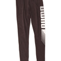 Puma Leggings gráficos para mujer UK 10 Small Gris Algodón
