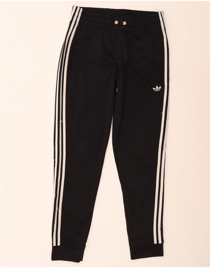 Adidas Hombre Pantalones De Chándal Joggers Medium Negro Poliéster