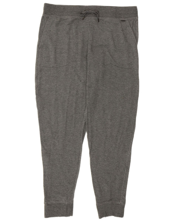 EDDIE BAUER Pantalones de chándal para mujer Joggers UK 16 Large Grey Modal