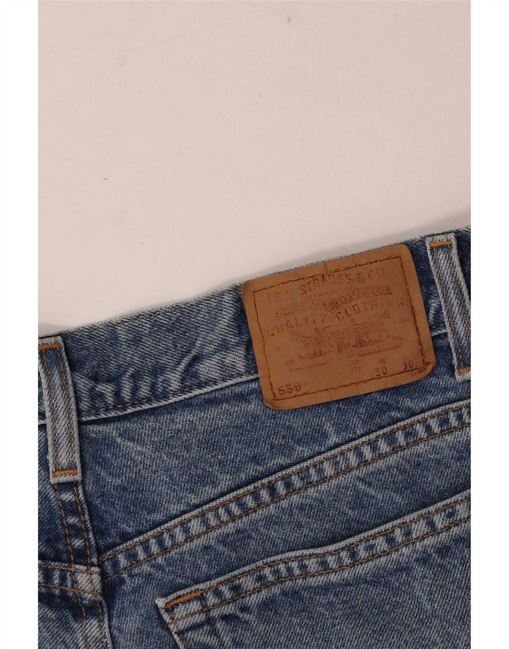 Levi's Hombre 550 Shorts De Mezclilla W30 Azul Medio