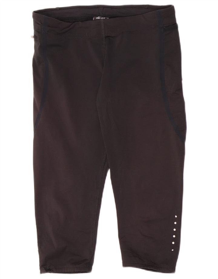 Nike Leggings Capri para Mujer Reino Unido 8 Pequeño Negro