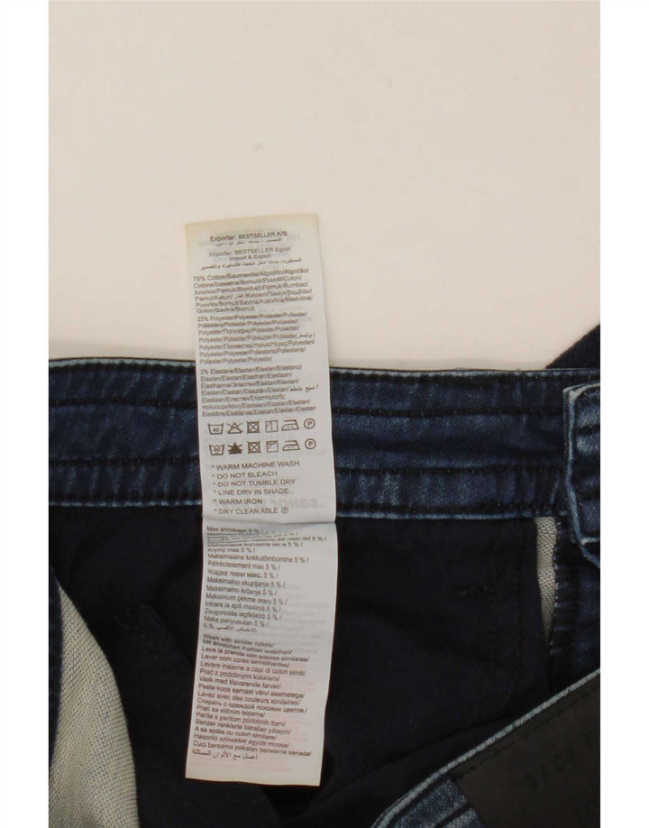 Jack & Jones Mens Loose Fit Denim Shorts Medium W32 Algodón Azul