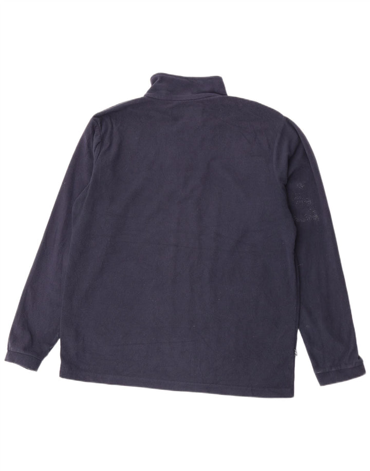 Jersey de forro polar con cuello y cremallera para hombre de Mountain Warehouse Poliéster azul marino grande