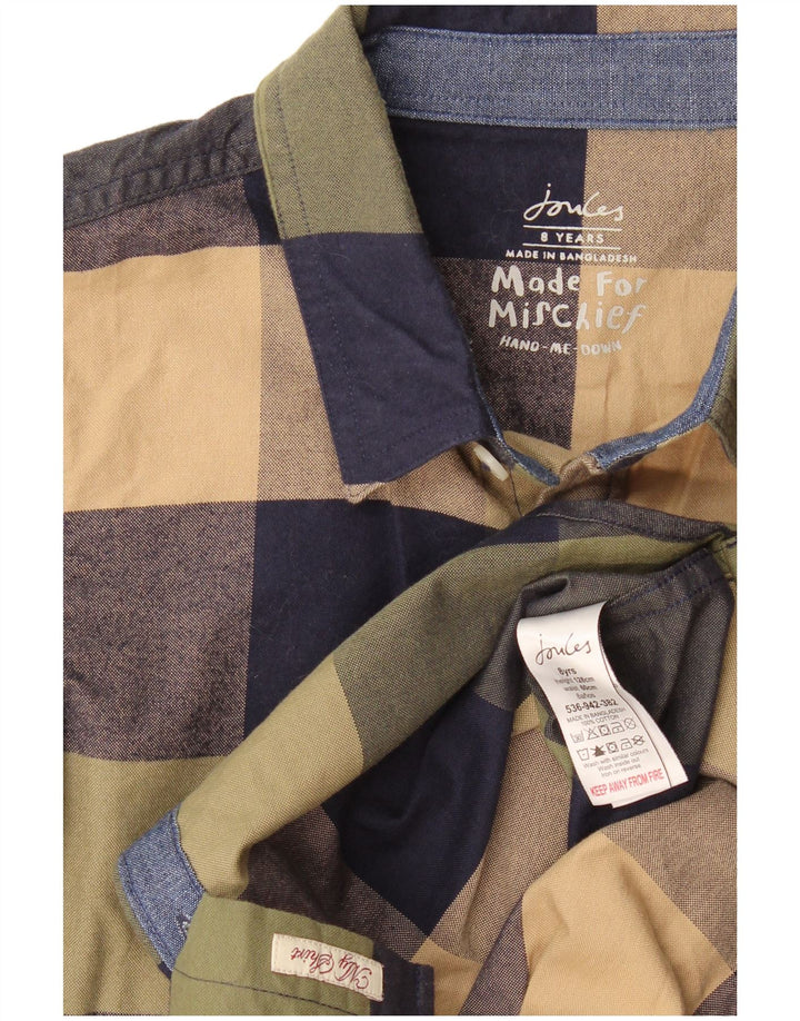 Camisa para niño Joules 7-8 años Algodón a cuadros multicolor