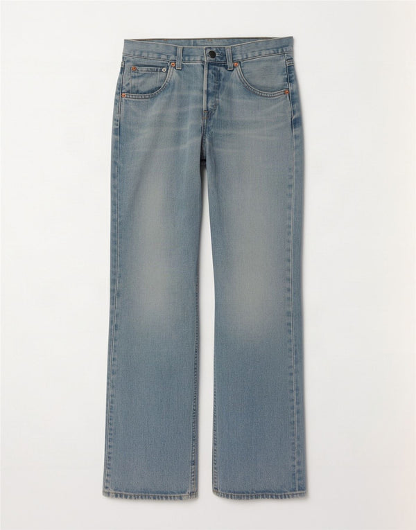 Levi's Mens 535 Bootcut Jeans W30 L32 Blue Cotton