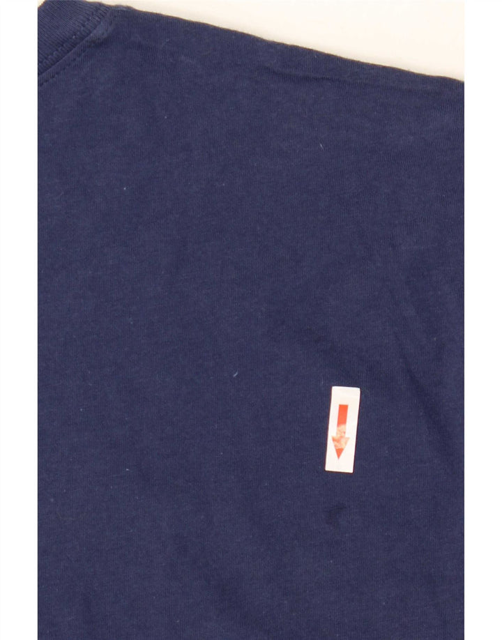 Nike - Camiseta gráfica para hombre, parte superior mediana de algodón azul marino